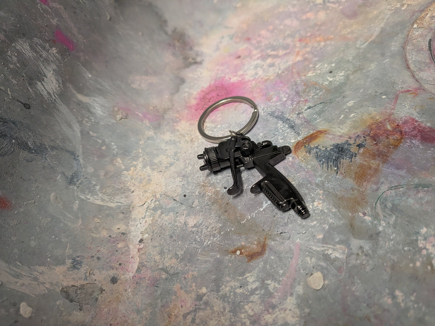 HVLP spray gun keychain