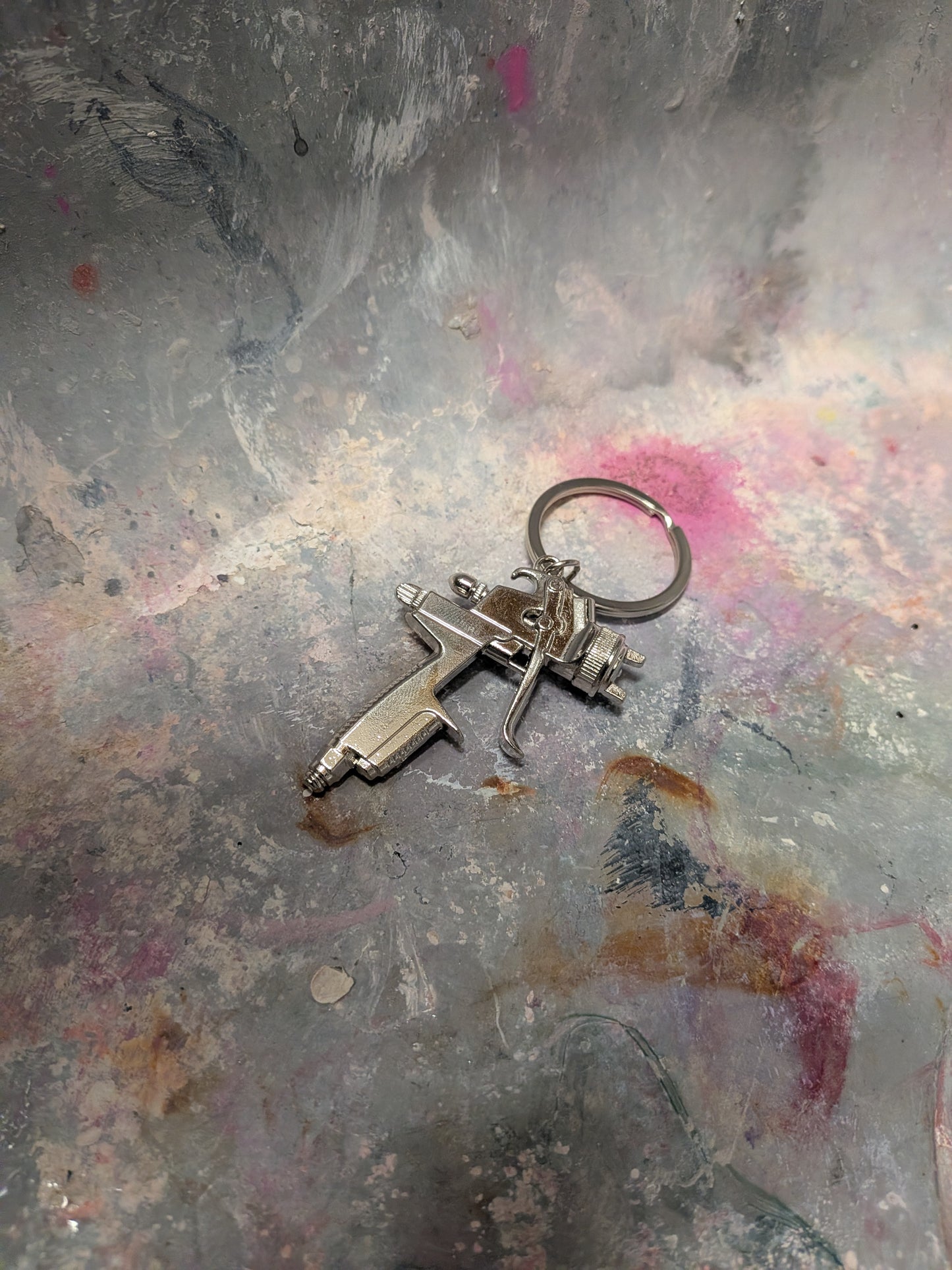 HVLP spray gun keychain